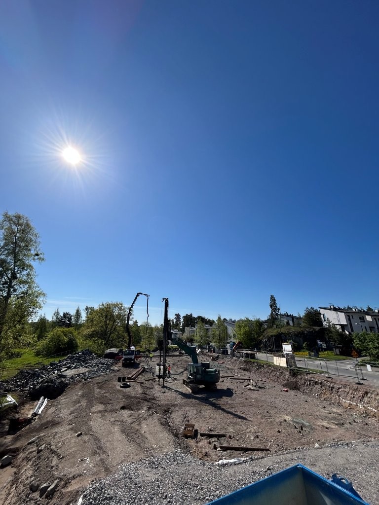  LPK Harbonkatu 8 maa- ja pohjarakennukset käynnissä
